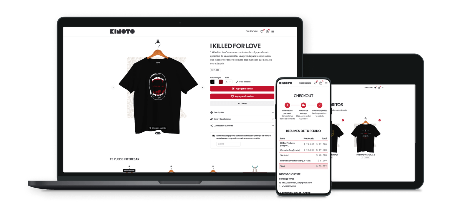 Kinoto - Identidad de Marca · E-Commerce · Desarrollo Creativo