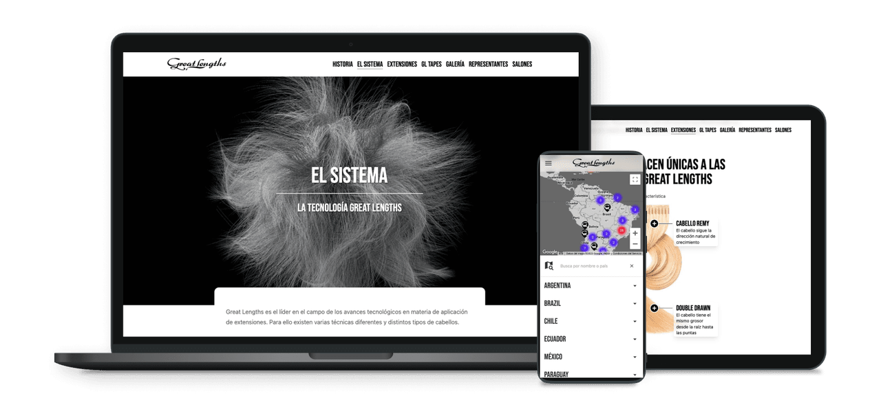 Great Lengths - Web Design & Development